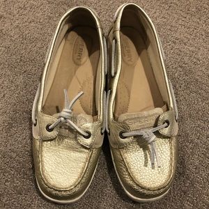 Metallic Sperry Angelfish Boatshoes